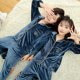 thumbnail image 1 of Conjunto de Pijamas de terciopelo para niños y adolescentes, ropa de dormir cálida de manga larga para estar en casa, Otoño e Invierno, 1 of 2
