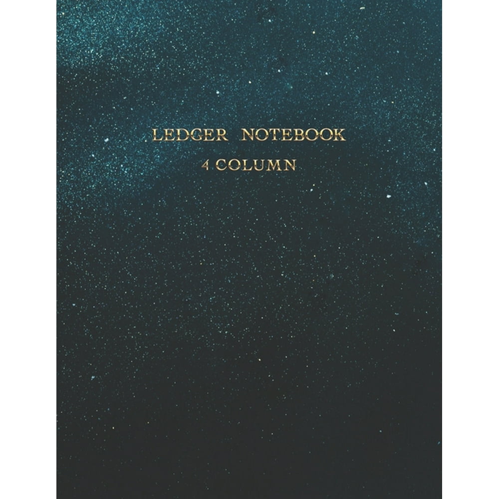 Business Record Notebook Ledger Notebook 4 Column Accounting Ledger