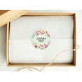 thumbnail image 5 of Darling Souvenir MADE WITH LOVE Mint Green Floral Theme - 2" CustomStickersPremium 80 Self-AdhesiveRoundLabels, Personalized Wedding Party FavorStickers/RoundEnvelope Seal, 5 of 7