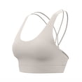 thumbnail image 2 of PInxai Womens Bras No Wirefree Spaghetti Straps Racerback Sports Bras Breathable Quickly Dry Athletic Yoga Bralette, 2 of 7