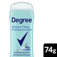thumbnail image 2 of Degree Antiperspirant Stick, Shower Clean, 48-Hour Sweat & odour Protection Antiperspirant for Women, 74g, 2 of 7