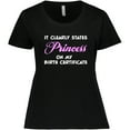 thumbnail image 3 of Inktastic Princess Women's Plus Size T-Shirt, 3 of 5