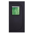 thumbnail image 1 of Zimtown 36*72 en Uso Doméstico Tienda de Cultivo de Plantas Hidropónicas Desmontable con Ventana Verde y Negro, 1 of 9
