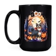 thumbnail image 2 of Happy Halloween Vampire Miniature American Shepherd BOO with Pumpkins Fun and Spooky Mug MAS Dog Lover Gifts Coffee Tea Cup - 00018, 2 of 4