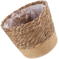 thumbnail image 2 of Seagrass Planter Basket Woven Storage Basket Flower Pot Plant Container Hand Woven, 2 of 8