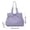 Purple, variant on COM1950s Women's Nylon Tote Bag, Lightweight Water-Resistant Handbag with Multiple Pockets, Adjustable Drawstring Closure for Travel, Gym, Office Work