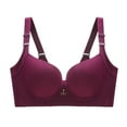 thumbnail image 4 of UJNDER Sexy Comfortable Large Breathable Thick Thin Back No Steel Ring Uphold Gathering Bra Bras for Women Purple 34, 4 of 4