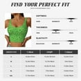 thumbnail image 6 of Yiaed St Patrick's Day Print Ladies Waistcoat Women Sports Vest Vest Sports Women Sports Top Yoga Vest for women-Small, 6 of 8
