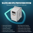 thumbnail image 4 of 4KW Variable Frequency Drive with Overload Protection | 5HP 18A VFD for 3-Phase Motors | Energy Saving Speed Controller for Pumps, Fans & Machinery, 4 of 6