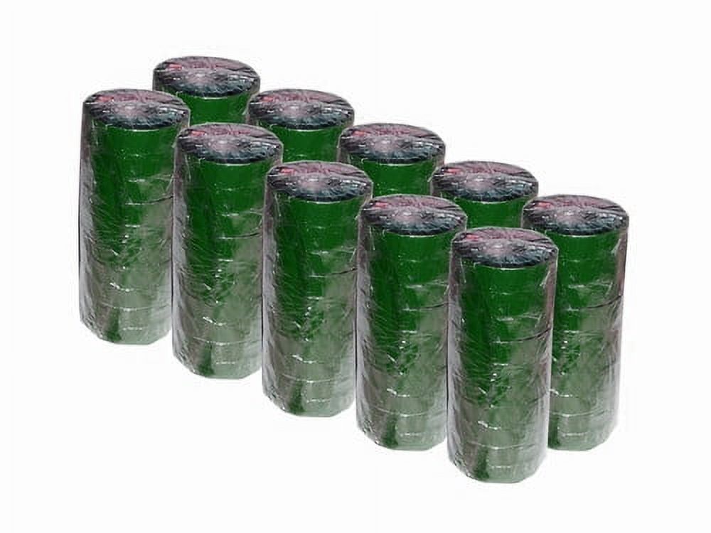 Electrical Tape 3/4" X 66' Ul/Csa 100 Roll Case Several Colors., Green