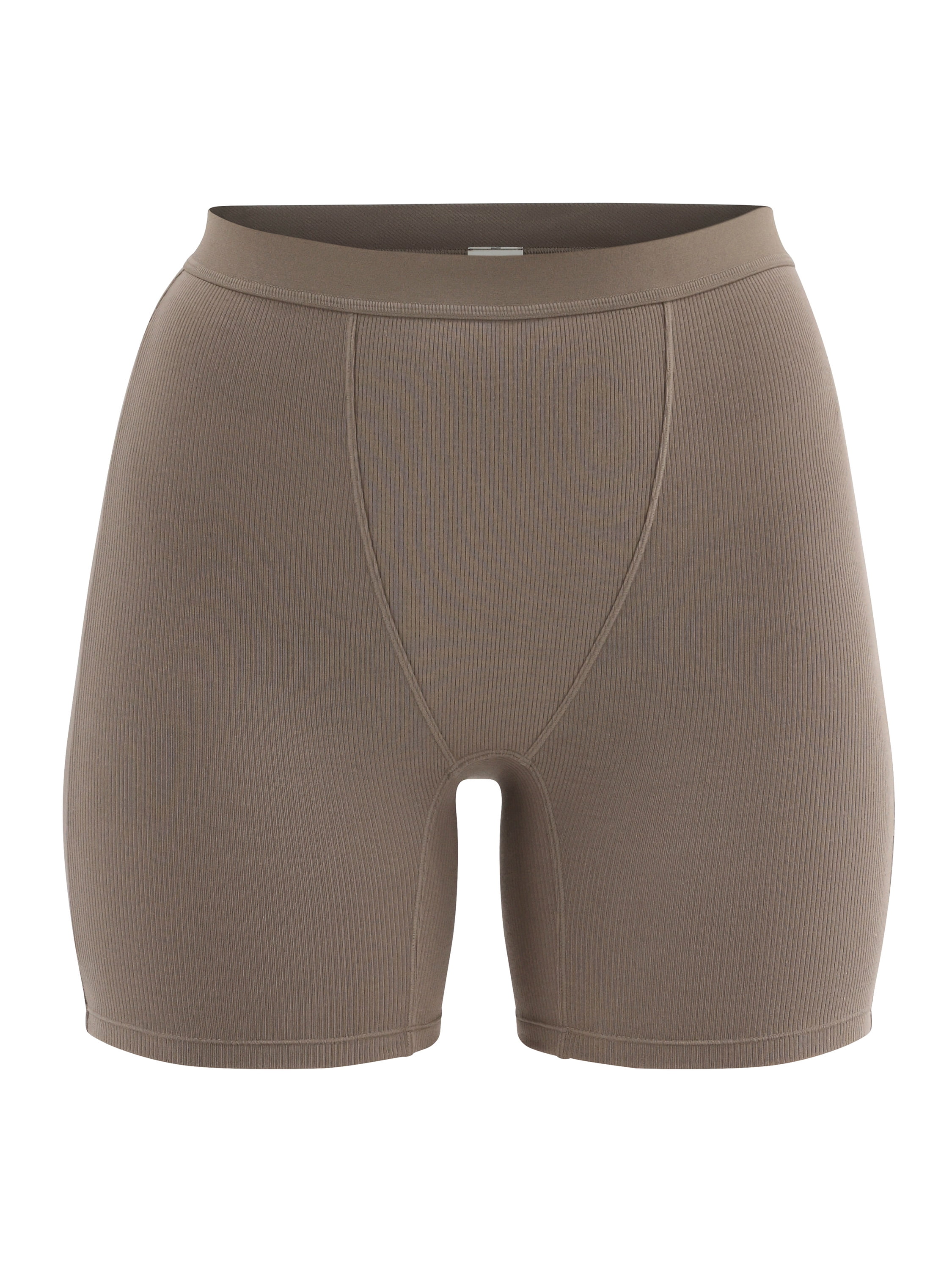 No Boundaries Cotton Stretch Ribbed Boxer Short Panties, Women's XS-XXXL