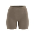 thumbnail image 3 of No Boundaries Cotton Stretch Ribbed Boxer Short Panties, Women's XS-XXXL, 3 of 5