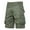 #001-Army Green, variant on Xyxonk Mens Shorts Cargo Outdoor with Multi Pocket Cotton Work Short Hiking Twill Cotton Work Cargoshorts Army Green