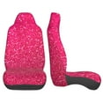 thumbnail image 5 of Haiem Rose Red Glitter Printed Car Seat Covers Set of 2, Universal Fit Car Seat Covers,Protective Seat Covers,Comfortable Car Seat Covers, Easy Installation Seat Covers, 5 of 9
