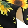 thumbnail image 4 of Sunflowers Floral Yellow Kitchen Rug Runner Rug Doormat Bath Mat Area Rug Non-Slip Carpet for Kitchen Living Bedroom 72 x 24 Inch, 4 of 6