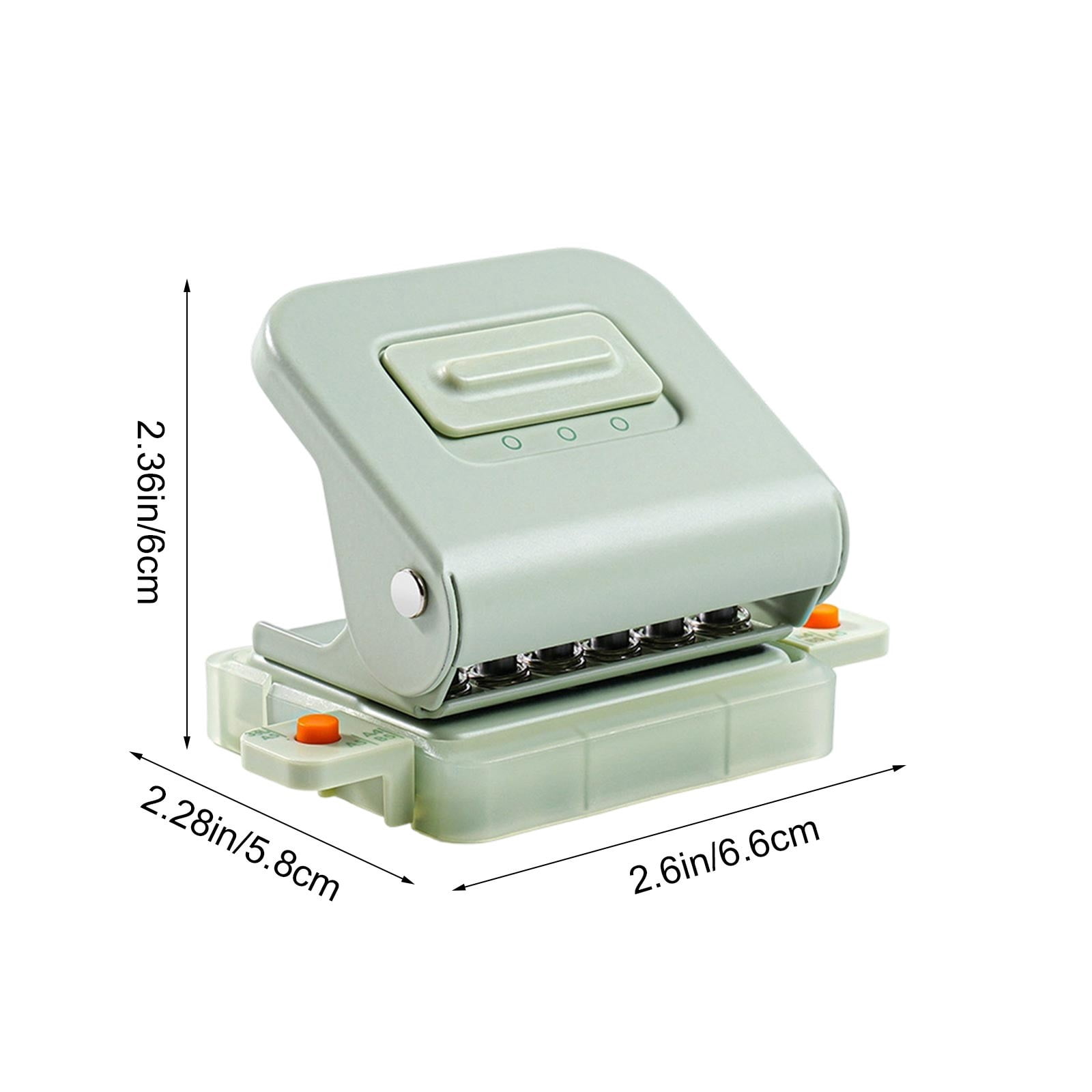 Werulen 3 and 6 Hole Punch Flexible, Paper Punch for A4 Documents Notebooks, Manual Hole Punch, Office Paper Punch, Desktop Puncher