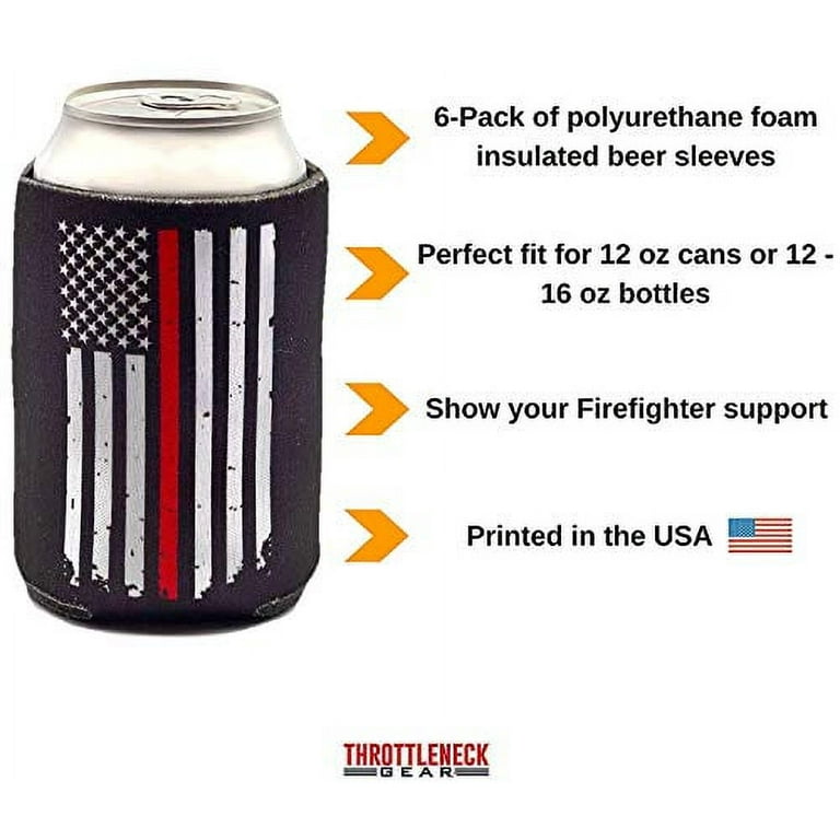 Firefighter's Personalized Insulated Can Koozie 