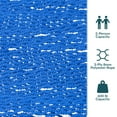 thumbnail image 3 of Sunnydaze Large Double Wide Two-Person Polyester Rope Hammock with Spreader Bars - 600 lb Weight Capacity - Blue, 3 of 7
