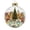 Christmas Q #13, variant on New Glowing Christmas Story Ornament, Light-Up Diorama with Stand and Hook, Versatile Mini Scene Display for Branch Table Mantel, Seasonal Decor (Santa)