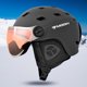 thumbnail image 4 of Casco de esquí Casco de seguridad 16 respiraderos Casco protector de esquí integrado para hombres y mujeres, 4 of 7