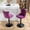 Purple, variant on Swivel Bar Chairs Set of 2, Upholstered Modern Velvet Bar Stools With Back, 25"-33" Height Adjustable Upholstered Bar Chairs With Base For Office Store Kitchen Island