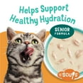 thumbnail image 6 of Purina Friskies Natural, Grain Free Senior Lickable Cat Food Toppers Lil’ Soups With Skipjack Tuna in a Velvety Tuna Broth, 1.2 oz Cup (8 Pack), 6 of 12