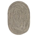 thumbnail image 2 of Colonial Mills 2' x 7' Fossil Gray All Purpose Handcrafted Reversible Oval Outdoor Area Throw Rug, 2 of 2