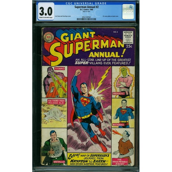 Superman Annual #2 - CGC 3 Comic Book