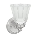 thumbnail image 3 of Aspen Creative 62170-1, 1-Light Bathroom Vanity, 4-3/4" Wide, Transitional Design, Satin Nickel, 3 of 6