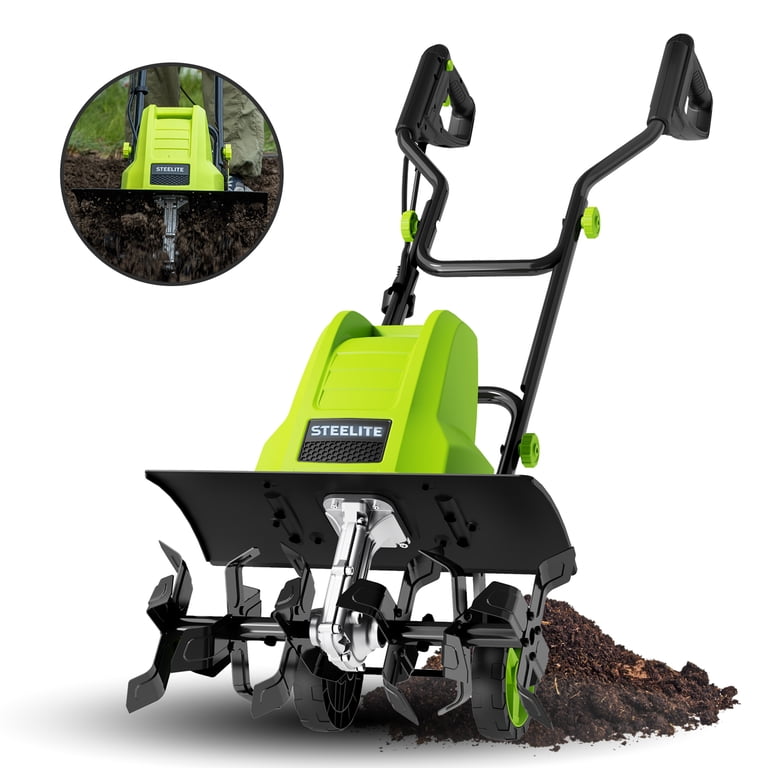 Steelite 18-Inch Corded Electric Tiller, 13.5-Amp photo 1
