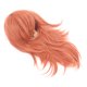 thumbnail image 2 of Peluca de capas largas para mujer, color naranja y marrón, mullida, de alta densidad, ajustable, peluca sintética de Cosplay de Anime, 2 of 9