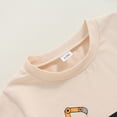 thumbnail image 4 of Okbabeha Toddler Baby Boy Birthday Shirt One Two Three Four Five Short Sleeve Embroidery Tee Shirt Birthday Outfits Clothes, 4 of 7