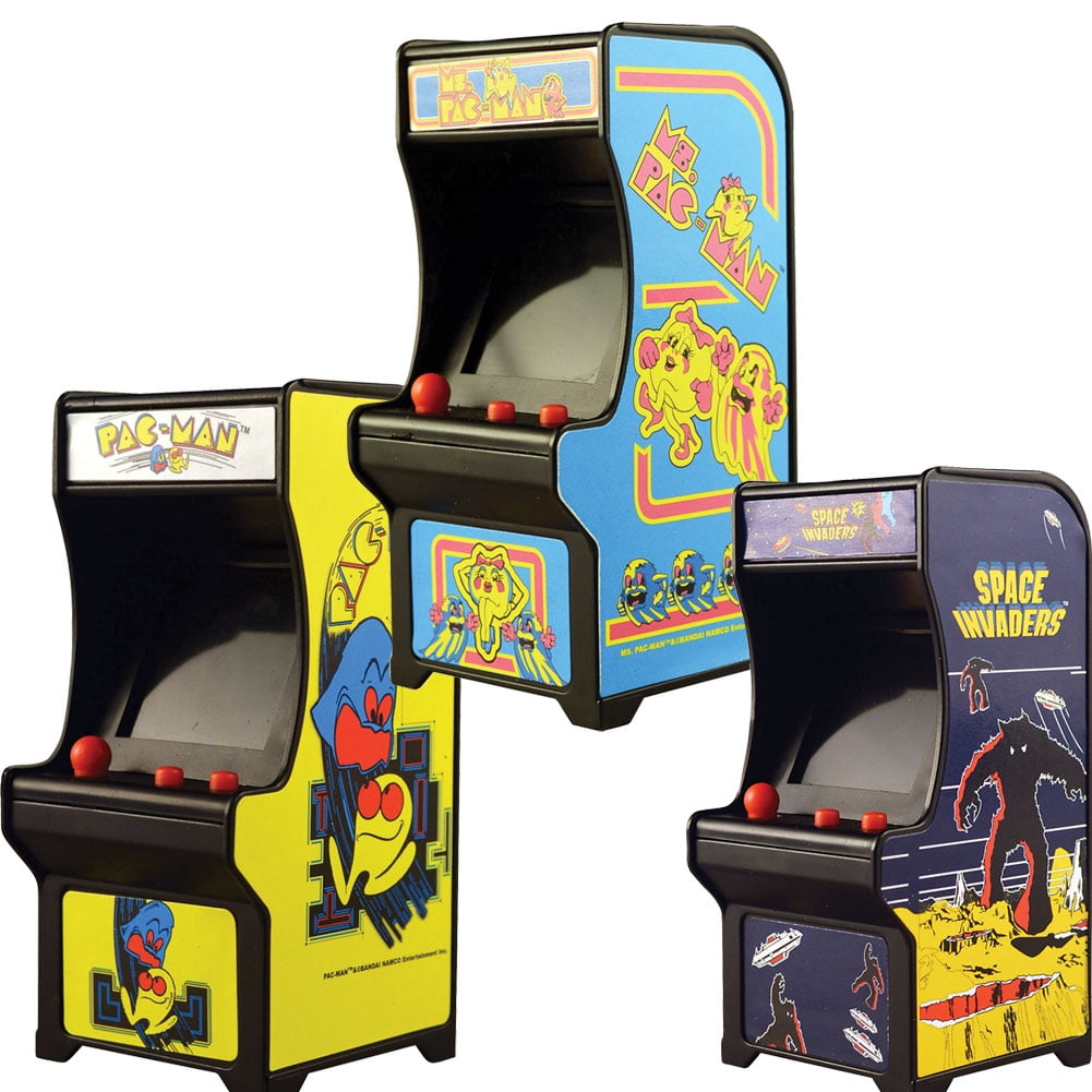 (Set) Classic Handheld Arcade Games Pacman, Ms Pacman And Space