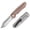 Brown, variant on Kansept Superhawk Folding Pocket Knife 3.89''CPM S35VN Blade,Titanium and Carbon Fiber Handle,K1084B2