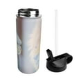 thumbnail image 2 of Disketp The Cat Looks in the Mirror 18oz Sports Insulated Kettle With Straw Insulated Water Bottle For Running Hiking Cycling Climbing Man'S Womens Sports Water Bottle, 2 of 8