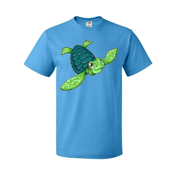 Inktastic Sea Turtle with Swirls T-Shirt