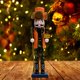 thumbnail image 3 of Figura de cascanueces, escultura de cascanueces de madera, manualidades, decoración navideña, estatua de cascanueces de Navidad, 3 of 9