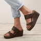 thumbnail image 5 of Sandalias de playa transpirables con punta abierta para mujer, chanclas romanas, zapatos de cuña informales Wmkox8yii ytu11016, 5 of 9