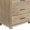 thumbnail image 4 of Grain Wood Furniture Loft 5-Drawer Chest, Solid Wood with Weathered Pine Finish, 4 of 8