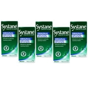 5 Pack - Systane Original Long-Lasting Dry Eye Relief, Refreshes & Lubricates, Soothing Comfort, 0.5 FL OZ (15ml)