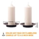 thumbnail image 5 of Portavelas negro, platos de vela pequeños y simples para velas de pilar, plato portavelas antiguo, 2 uds., 5 of 5