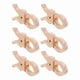 thumbnail image 1 of 6 Piezas de Clips Madera para Juegos, Juguetes con Gigantes Hechos A Mano, Cortinas, Armarios, Balcones, Creativos, 1 of 5
