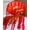 Red gold flowers, variant on LED Chinese Japan Yarn Oiled Paper Silk Cloth Umbrella Costume Ancient Princess Umbrella Drama White Craft Umbrella Cosplay