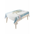 thumbnail image 2 of Summer Beach Chair Tablecloth Rectangle Table Cloth 60x120,Waterproof Outdoor Table Cloth Covers Decorative Table Protector,Coastal Palm Trees Canoeing Washable Table Cover for Kitchen Dinning Party, 2 of 8