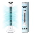 thumbnail image 1 of Ventilador De Torre Oscilante Portátil Para El Hogar CM-TOP Blanco, 1 of 4
