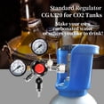 thumbnail image 7 of Beer CO2 Keg Regulator Beer Regulator with Safety Pressure Valve CGA-320 Inlet for Beer Brewing Wine Making by PERA, 7 of 7