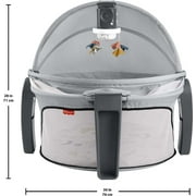 Fisher-Price Deluxe on-the-go Projection Dome Portable Bassinet and Infant Play Space, Unisex