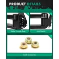 thumbnail image 5 of Scitoo Espejos De Remolque Compatibles Con 1999-2002 Para Chevy Silverado Para Gmc Sierra 1500/2500/3500 Camioneta Sin Señal De Giro Espejos De Remolque Plegables Telescópicos Manuales Lh Rh, 5 of 5