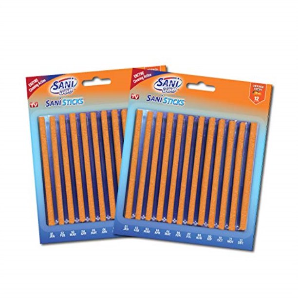 sani sticks drain cleaner and deodorizer nontoxic, enzyme formula to