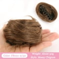 thumbnail image 2 of Extensions de Chignon en Cheveux Synthétiques Bouclés Mini Pince à Griffes Oreilles de Chat Chignons Postiches, 2 of 6